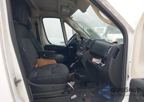 2019 Ram Promaster 2500 High Roof 136 Wb из США, поврежденный, VIN 3C6TRVCG4KE501502